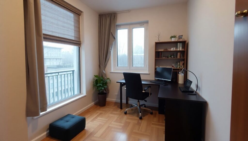 Застеклённый балкон и лоджия: идеи переделки в рабочий кабинет или зону отдыха - иллюстрация