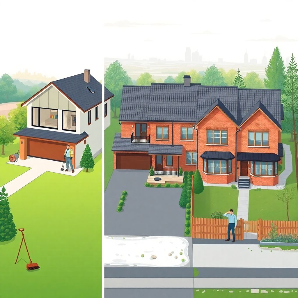 Как выбрать идеальное загородное жилье: сравнение коттеджа, таунхауса и дачи