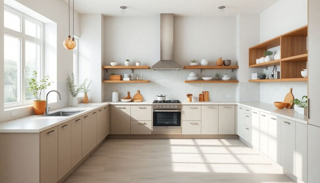 Тренды в дизайне кухни: планировки, материалы и техника 2025 года - иллюстрация