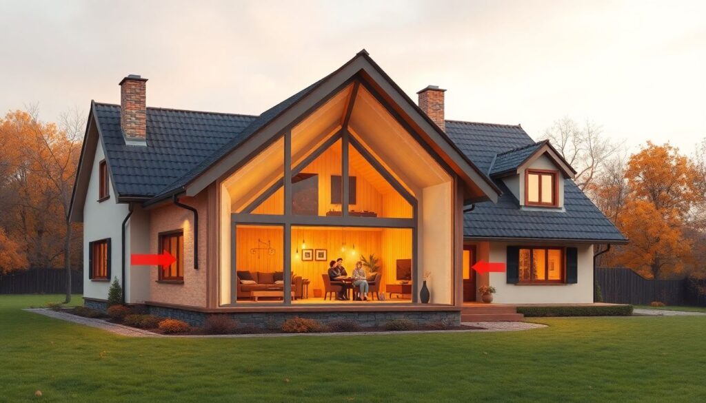 Загородный дом для круглогодичного проживания: отопление, водоснабжение, утепление - иллюстрация