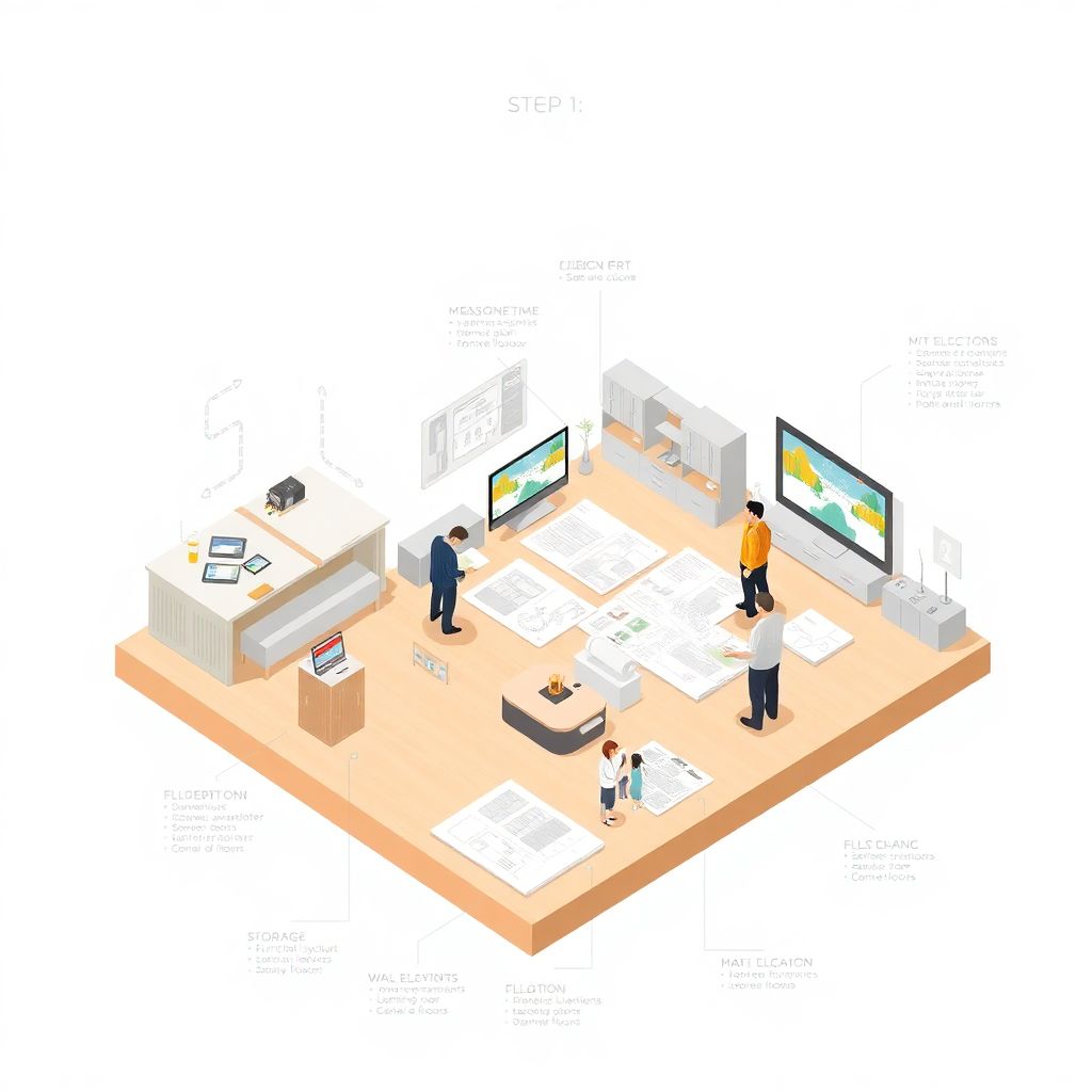 Ремонт квартиры под ключ: пошаговый план от замера до финальной уборки