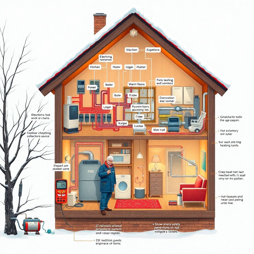 Ревизия инженерных систем загородного дома: электричество, отопление, вода, канализация