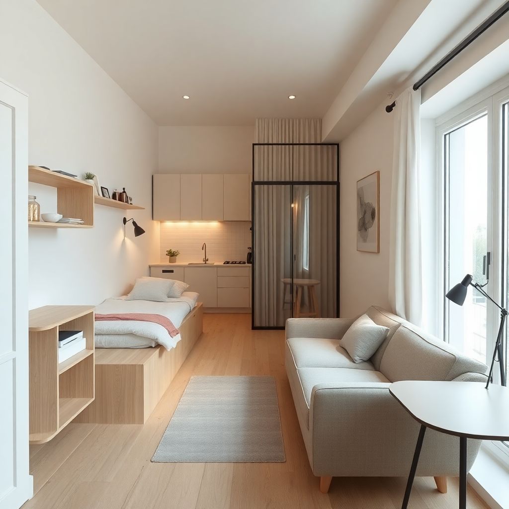 Зонирование маленькой квартиры: идеи визуального расширения пространства