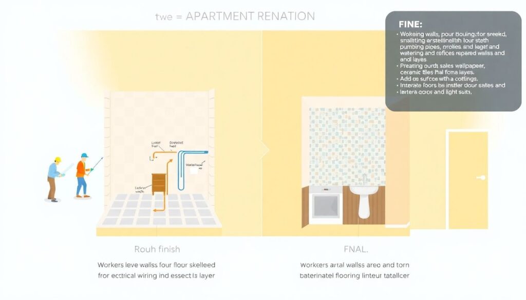Ремонт без стресса: пошаговый план работ от идеи до финальной отделки - иллюстрация
