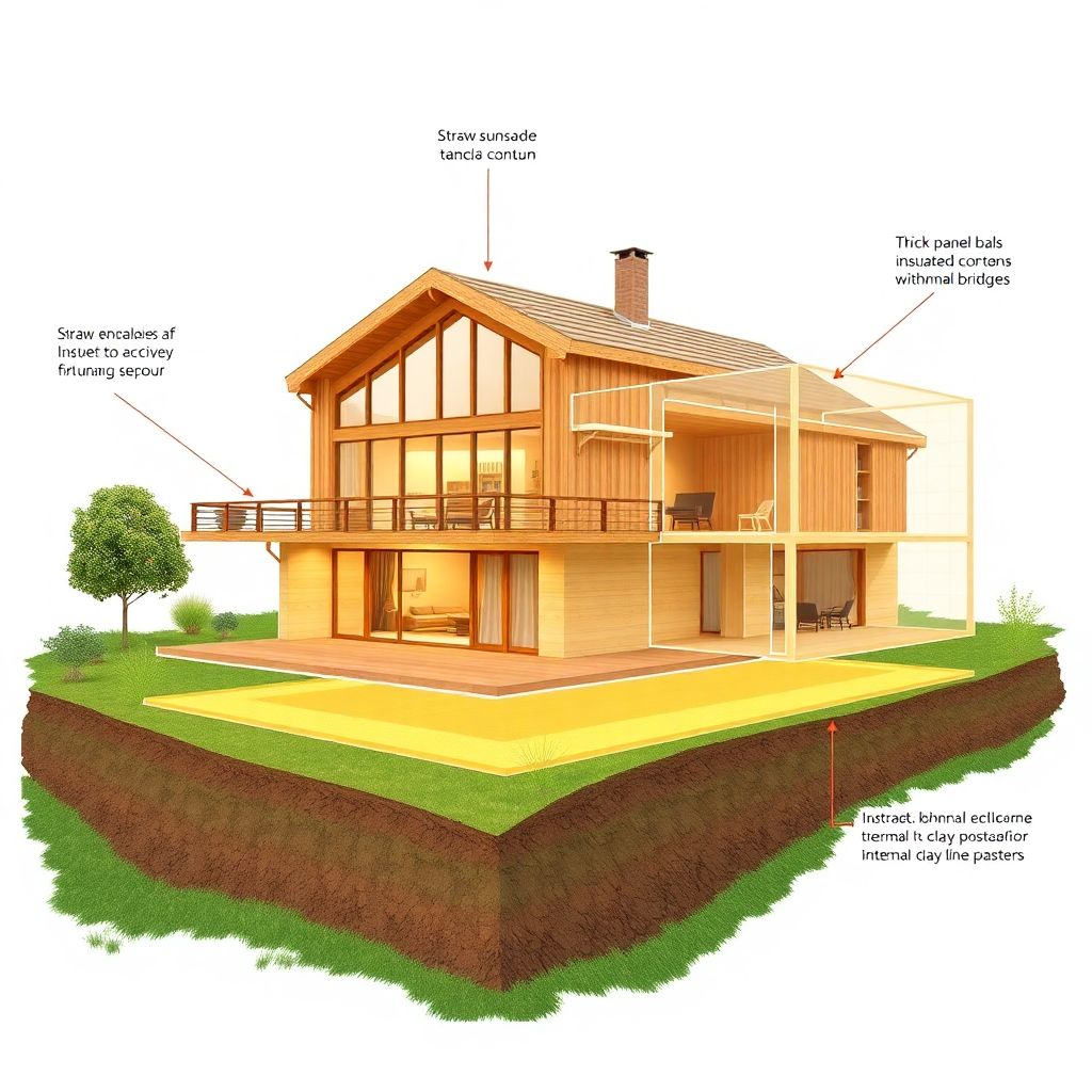 Экодом: натуральные материалы, энергоэффективность и здоровый микроклимат