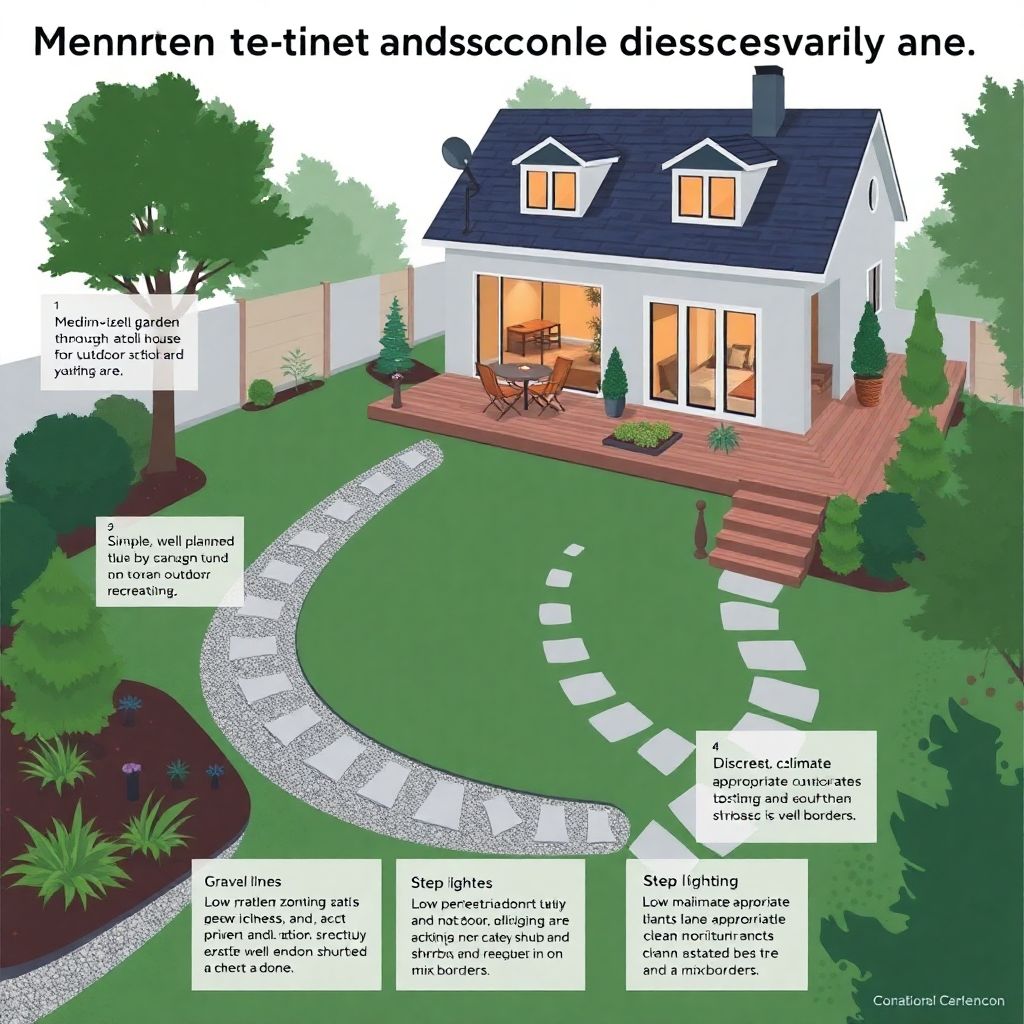 Ландшафтный дизайн участка: простые решения для красивого двора