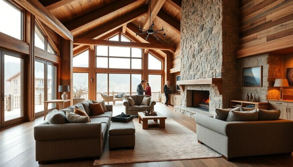 Стили интерьера для загородного дома: от современного шале до сканди-рустика - иллюстрация