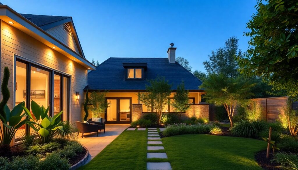 Ландшафтный дизайн участка: простые решения, которые меняют вид дома - иллюстрация