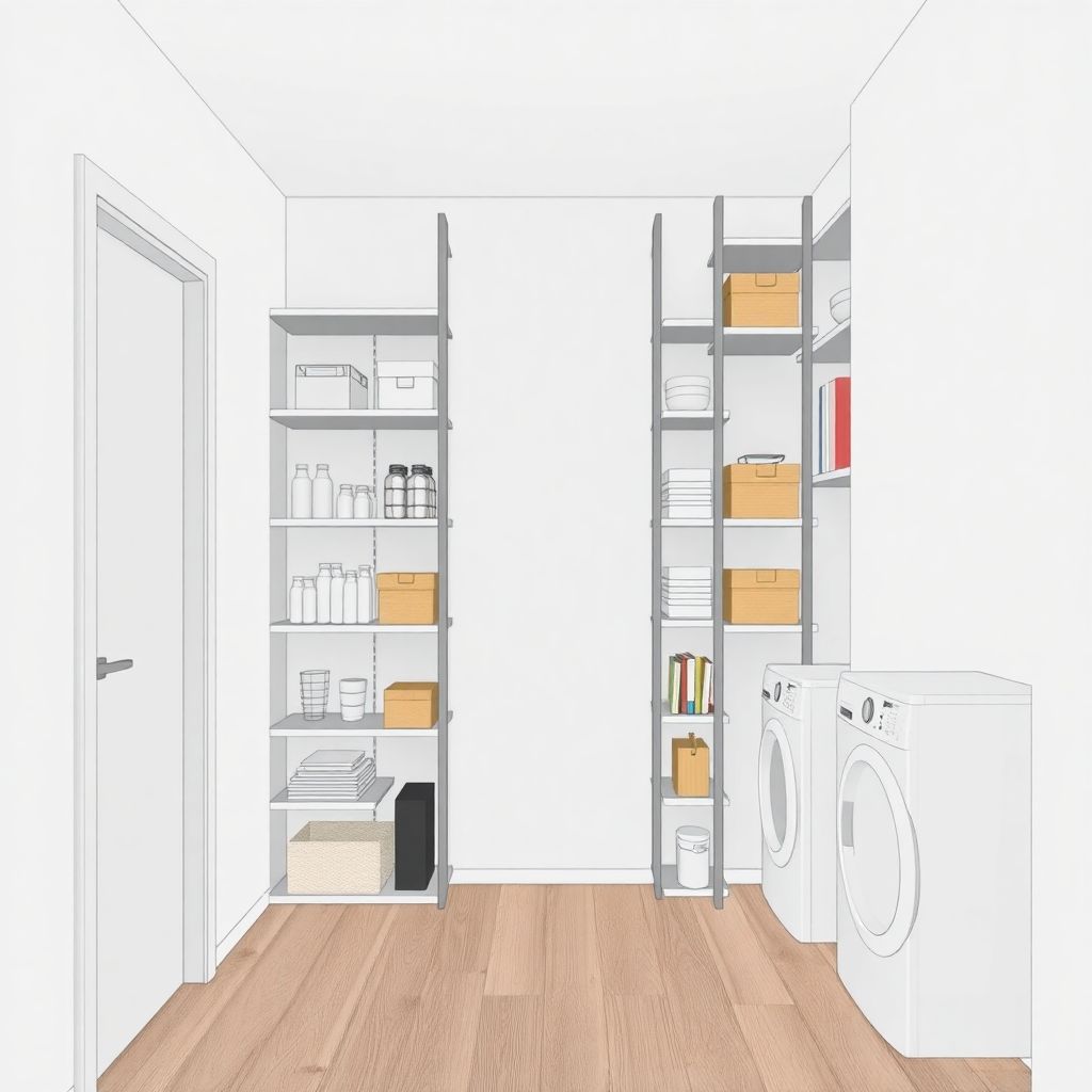 Кладовка, гардеробная и прачечная: как организовать системы хранения дома