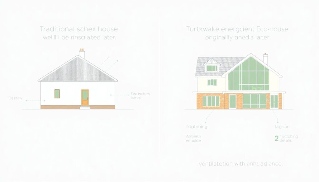 Экодом и энергоэффективность: как снизить коммунальные платежи с помощью правильных материалов - иллюстрация