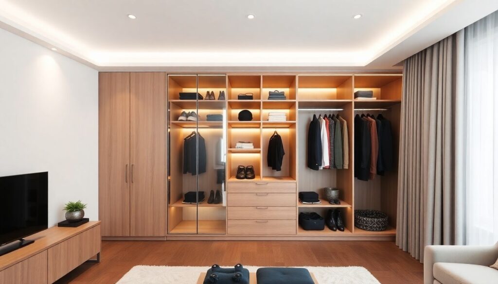 Организация хранения в квартире: решения для прихожей, кухни и спальни без захламления - иллюстрация